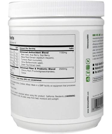 Universal Nutrition Greens Powder - 300g Superfood Blend for Vitality & Wellness - Buy Online on GoSupps.com
