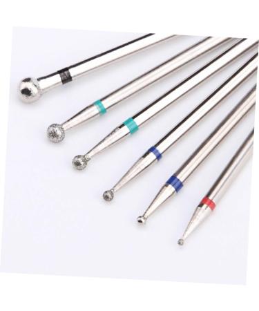 FRCOLOR Remove Dead Skin nails drill bits nail grinding head manicure drill bits round beads nail drill Nail Art Tools - Buy Online on GoSupps.com