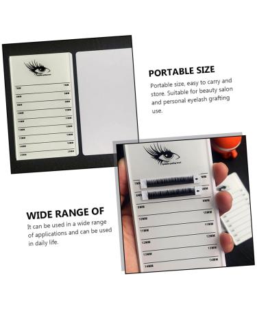 Buy FRCOLOR 6 Pcs Eyelash Extension Scale Plate - Acrylic Grafting Stand & Display Case for Perfect Lash Organization - Buy Online on GoSupps.com
