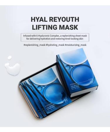 Dr.Ceuracle Hyal Reyouth Lifting Mask (10 Masks) - A Replenishing Sheet Mask for Dehydrated Skin Long-lasting Hydration - Buy Online on GoSupps.com