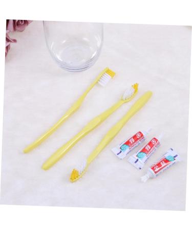 Tovinanna 20 STK Hotel Toothbrush & Toothpaste Kit | Soft Bristle Mini Travel Dental Hygiene Set - Buy Online on GoSupps.com