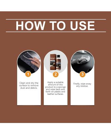 Leather Care Balm 3.9-inch Leather Cleaning Cream | Polishing Wax Color Restoration - 100 ml Nourishing Protective Shine for Bags Furniture Car Seats Jackets Care - Buy Online on GoSupps.com
