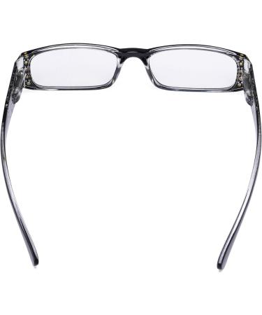 CessBlu Ladies Floral Reading Glasses 4 Pack with Crystals | Stylish Women's 1.75x Readers - Buy Online on GoSupps.com