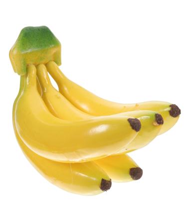 Zerodeko 5pcs Simulated Banana Vegetable Banana Fake Banana Model Fake Fruit Model Pretend Play Fruit Banana Model Decor Fake Fruit Playing Toy Simulation Banana Ornaments Foam Household As Shownx5pcs 18.5X10CMx5pcs