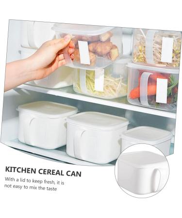 Alipis 6 Pcs Storage Box with Handle Cereal Refrigerator Organizer Keeper Kitchen Food Organizer re-usable - Buy Online on GoSupps.com