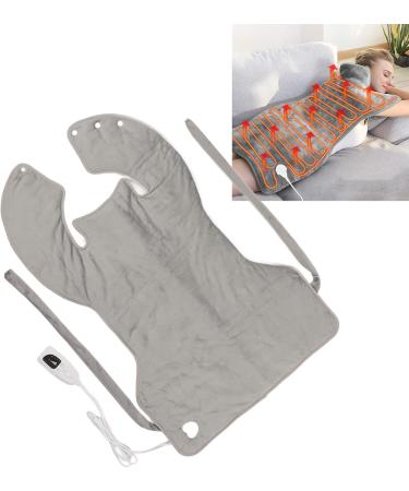 Buy Heating Pillows for Neck & Shoulders - Soft Plush 6-Gear Adjustable Heated Wrap - 37x22 inches - Perfect for Pain Relief! - Buy Online on GoSupps.com