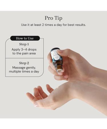 Pain Relief Drops with Camphor & Menthol | Fast-Acting Arthritis Rub for Joint & Muscle Pain Relief | 30ml Quick Dry Formula - Buy Online on GoSupps.com