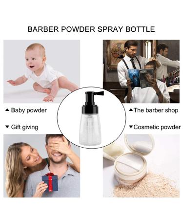 Barber Powder Spray Bottle Set - Refillable Hair Fiber Applicator for Hair Salon & Home Beauty - 2 Pack (140ml+140ml) - Buy Online on GoSupps.com