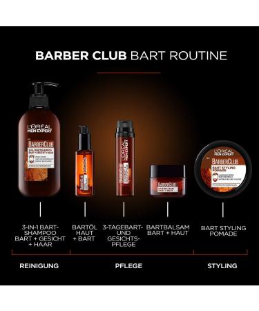 L'Or al Men Expert Beard Balm - Nourishing Bart Care & Growth Support with Cedar Wood Oil | 3 Pack (50 ml Each) - International Shipping Available - Buy Online on GoSupps.com