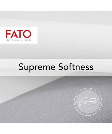 FATO Disposable Paper Napkins - Soft & Gentle 40 Pack 38x38 cm Turquoise 2-Layer 100% Pure Cellulose FSC Certified - Buy Online on GoSupps.com