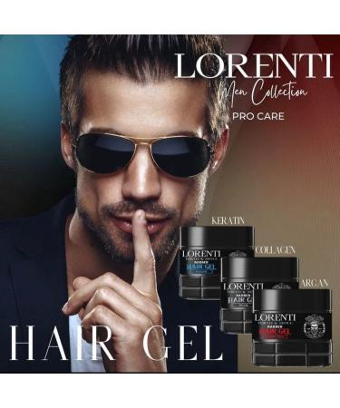 LORENTI TOKYO & SEOUL Barber Hair Styling Gel Argan Oil Men's Hair Gel - Strong Hold  No Sticking and No Residue Alcohol Free Hair Gel Rubbery Effect - 16.9 Oz - Buy Online on GoSupps.com