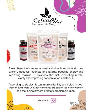 Black Maca Root Powder Gelatinized Organic Certified 250g from Peru Men Support Although for Stamina it Benefits Both Women and Men. by SelvaBio. - Buy Online on GoSupps.com