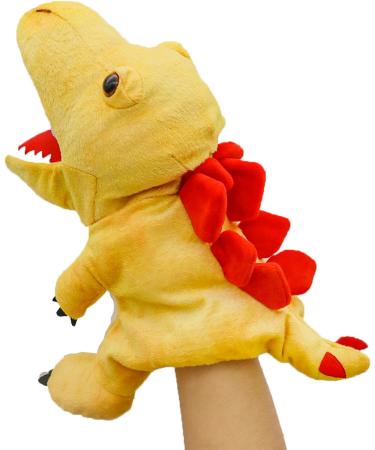 Lilizzhoumax Simulation Stegosaurus Hand Puppet Plush Toy - Interactive Dinosaur Role-Playing Toy for Kids - Buy Online on GoSupps.com