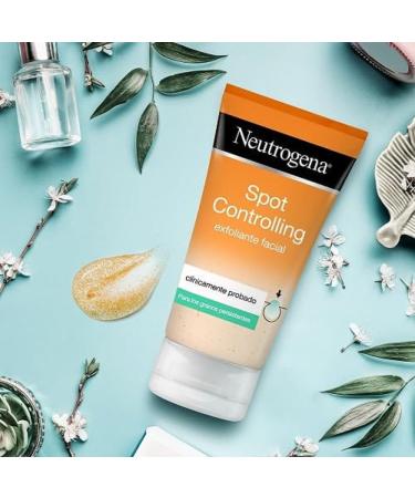 Neutrogena Spot Controlling facial scrub salicylic acid for acneprone skin 150 milliliters - Buy Online on GoSupps.com