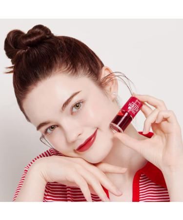ETUDE Dear Darling Water Tint Cherry Ade (21AD) | Bright Lip Tint with Pomegranate & Grapefruit Extract - Buy Online on GoSupps.com