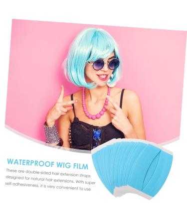 POPETPOP 23 Sheets Double Sided Wig Film Toupee Tape Double Sided Wig Tape Hair Wig Tape Wig Adhesive Tape Two Sided Tape Lace Wig Hair Extension Holder Paper Scalp Double Sided Tape - Buy Online on GoSupps.com