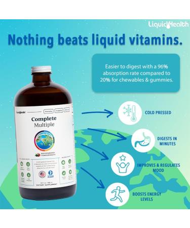 LIQUIDHEALTH Prenatal/Postnatal Multivitamin Adult Complete Multiple & Children's Complete Multiple Whole Family Vitamin Bundle - Overall Health for Moms Dads & Kids - Made in USA Vegan Non-GMO - Buy Online on GoSupps.com
