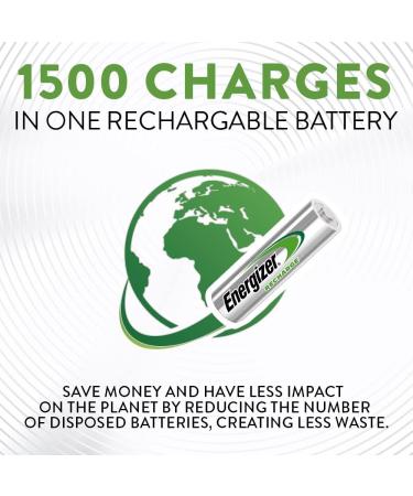 Energizer 9V Rechargeable Batteries - Pre-Charged Pack of 2 | Durable Power for All Devices - Buy Online on GoSupps.com