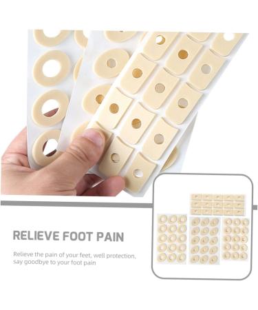 Healeved 8 Sheets Latex Corn Stickers Corn Cushions Toe Pads Toe Corn Remover Cushions Toe Pads Toe Separator Stickers Feet Corn Pad Latex Sponge Gasket Bulk - Buy Online on GoSupps.com