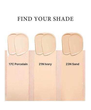 TIRTIR My Glow Cream Cushion 17C Porcelain 0.6 oz - Long Lasting Glow 24-Hour Formula - 0.63 Ounce - Buy Online on GoSupps.com