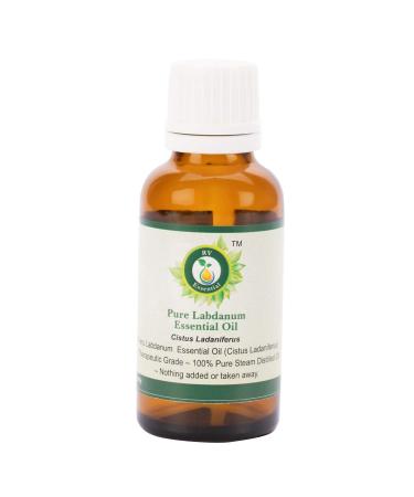 Huile essentielle Labdanum | Cistus Ladaniferus | Pour aromath rapie | Non dilu | 100% naturel pur | Distill vapeur | Labdanum Essential Oil | 50ml | 1.69oz By R V Essential 50 ml (Pack of 1)