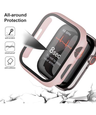 Haojavo 12 Pack Case for Apple Watch Series 8 & 7 45mm with Tempered Glass Screen Protector - Ultra-Thin Scratch Resistant Bumper Cover 12 Pack - Buy Online on GoSupps.com