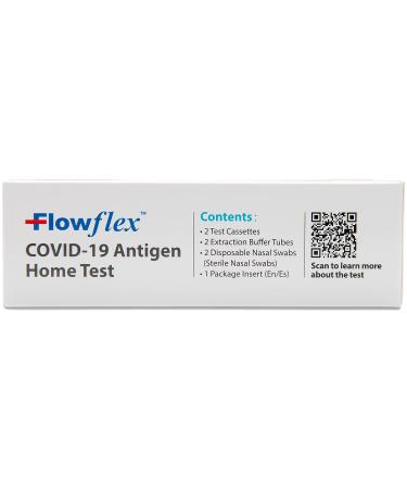 Flowflex COVID-19 Antigen Home Test Kit - 2 Tests - Buy Online on GoSupps.com