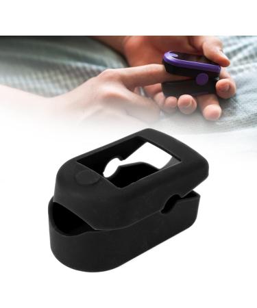 Compact Silicone Fingertip Oximeter Housing - Effective Protection for Travel Business & Family (Black) - Buy Online on GoSupps.com