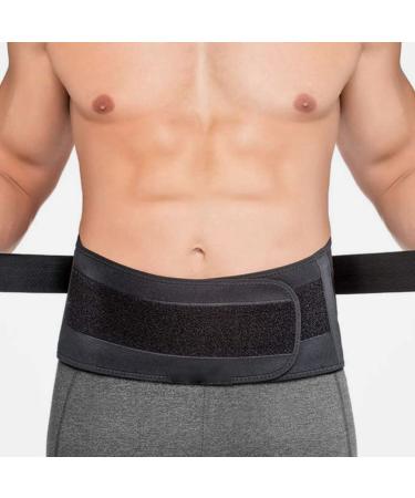 Healeved Fitness Waist Belt - Lumbar Brace for Lower Back Pain Relief & Support | XL Men's Gym Back Support with Steel Plate - Buy Online on GoSupps.com