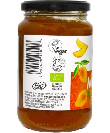 Geo Organics Mango Chutney | Organic Chutney | Family Favourite | Delicious Authentic Taste | 370G Pack of 6 370g (Pack of 6) - Buy Online on GoSupps.com