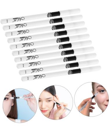 WOONEKY 70 Pcs Lying Silkworm Eyeliner White Eye Liner Eyeliner Pencils Highlighter Eyeliner Pen Wooden Pole - Buy Online on GoSupps.com