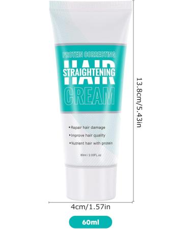  Jildouf Cream for curly hair | Curly hair straightener with protein correction | 60ml smoothing lotion for smoothing and nourishing hair for all hair types - Buy Online on GoSupps.com