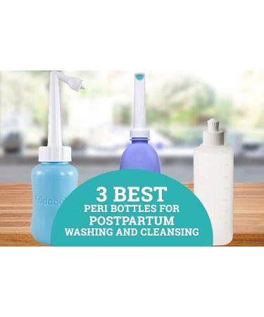 Lavette Perineal Cleansing Irrigation Bottles Baby Peri Wash - 3 Pack - Buy Online on GoSupps.com