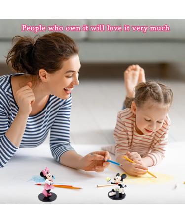 2PCS Mouse Mini Figures Mouse Cake Toppers Cake Decoration Mini Figures Set for Boys Girls Birthday Party Babay Showers Celebration Supplies - Buy Online on GoSupps.com