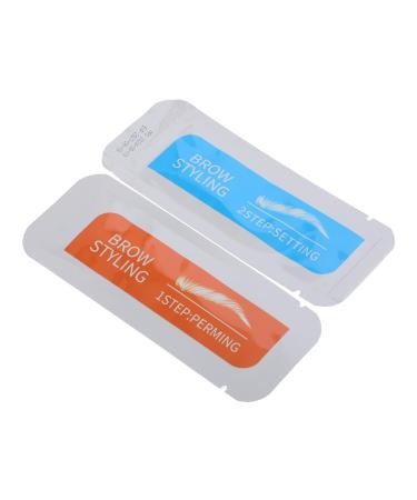 GALPADA Kit De Lamination Sourcils 2 Pi ces Taille Standard Fixation Rapide Visage Femmes Usage Maison Et Salon Accessoires Pour Sourcils Brun Naturel Longue Tenue