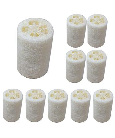 Organic 4 Inch Loofah Sponge 5-Pack for Skin Cleansing and Exfoliation | Bath and Shower Puff Scrubber for Daily Body Care - Buy Online on GoSupps.com