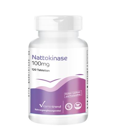 Nattokinase 100mg! 4-MONTH SUPPLY! 2000 FU per tablet - 120 tablets - Vegan - High dosage | Vitamintrend  - Buy Online on GoSupps.com