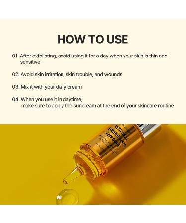 Buy MEDITHERAPY VITA REAL Shot Toning Ampoule | Pure Vitamin C Serum for Blemish Care & Radiance | Korean Skincare - 0.5 fl. oz - Buy Online on GoSupps.com