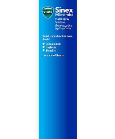 Vicks Micromist Nasal Pump Spray 15ml - Fast-Acting Relief for Nasal Congestion - Buy Online on GoSupps.com