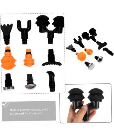 Beaupretty 9Tlg Massage Head Set - Fascia Attachments & Adapter Heads for Muscle Massage Devices | Black Accessories - Buy Online on GoSupps.com
