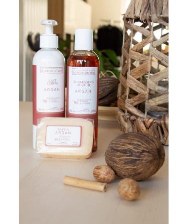 La Savonnerie du Pilon du Roy - Organic Argan Oil Shampoo-Shower - Verbena - 98% natural origin - Moisturizing - Revitalizing - 250 ml - Buy Online on GoSupps.com