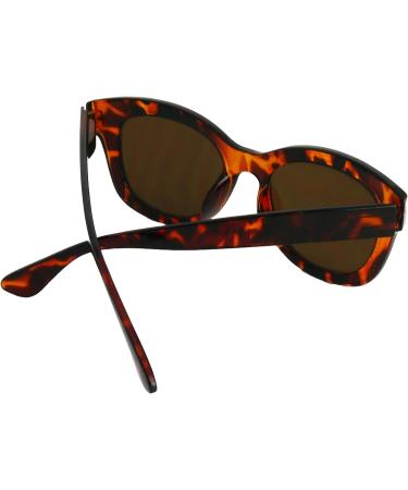 Shop Stylish Retro Mini Glasses - Prescription Sunglasses with Thick Frames & Free Case | Women's Leopard Brown Reading Glasses (1.0 D) - International Shipping - Buy Online on GoSupps.com