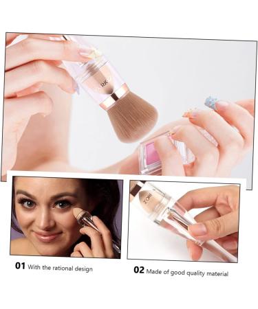 Angoily 1 Set 3 in 1 Makeup Brush Blending Face Brush Portable Makeup Stippling Mineral Brush Foundation Brush Blusher Brush Make up Woman Eye Shadow Brush Artificial Fiber White - Buy Online on GoSupps.com