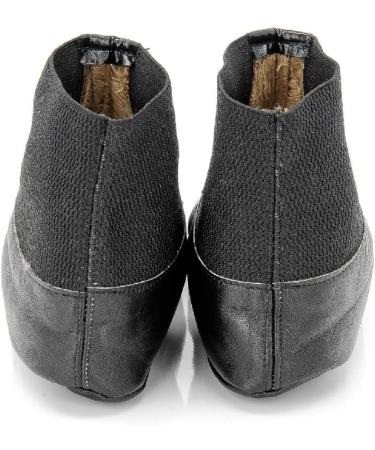 Genuine Halal Leather Khuffain | Sunnah Khuff Diabetic Socks | Mosque Footwear - Size 11 Women/9.5 Men Black - Buy Online on GoSupps.com