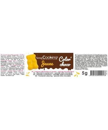 Color'choco Fat-Soluble Food Coloring 5 g - Yellow - Buy Online on GoSupps.com