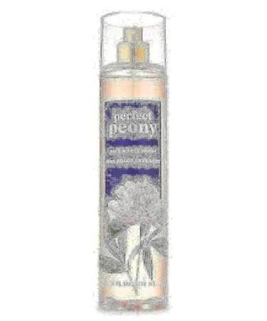 Bath and Body Works Perfect Peony Fine Fragrance Mist 8 Ounce Blue Pink Bottle 2020