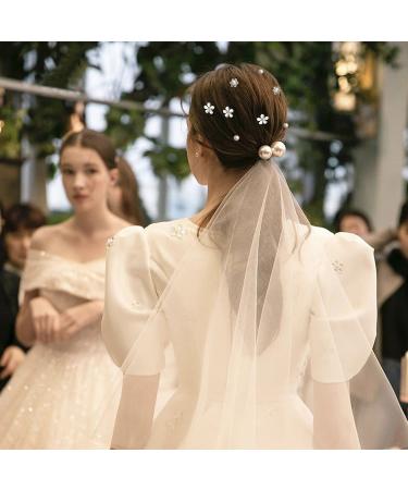 30-Piece Wedding Hair Accessories Set - U-Shaped Hairpins with Pearls & Rhinestones for Bridal Hairstyles & Bridesmaid Parties - Buy Online on GoSupps.com