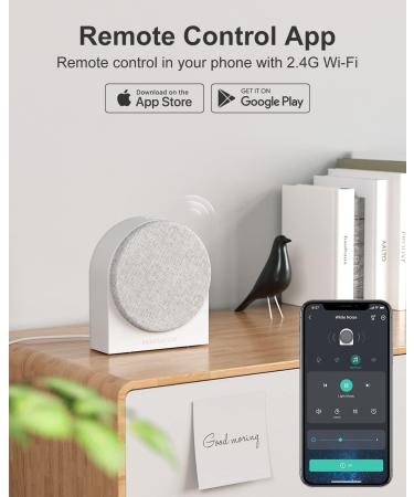 Medcursor Smart White Noise Machine with App Control | 39 HiFi Sounds | Night Light | for Baby & Adults - Buy Online on GoSupps.com