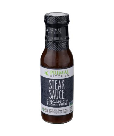 Primal Kitchen's Steak Sauce Organic and Sugar Free, 8 oz, Pack of 2