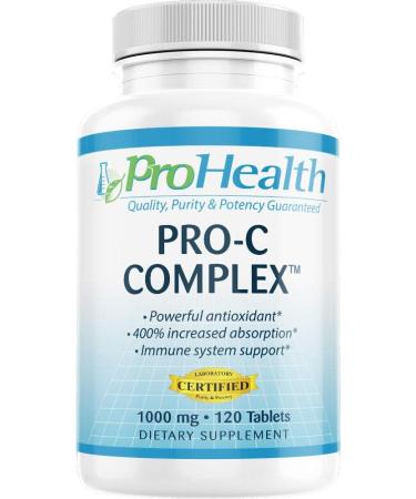 ProHealth Pro-C Complex 1000 mg - 120 Tablets - Buy Online on GoSupps.com